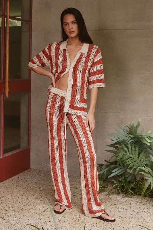 New Arrival Discounts ZIGGY PANT - TERRACOTA/SAND