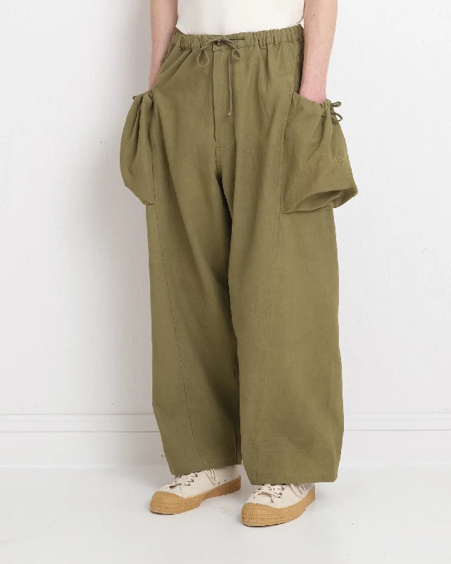 Trendy Outfits For Ladies Salt Pants - Olive Slub