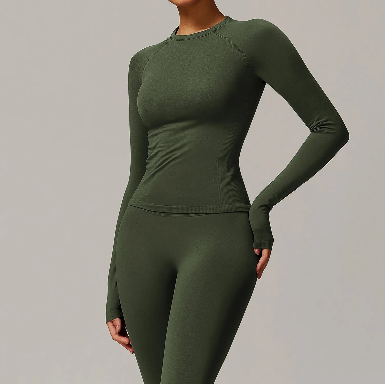 Online Boutique Stores SPARK Seamless Fitness Long Sleeve Top ZC7731