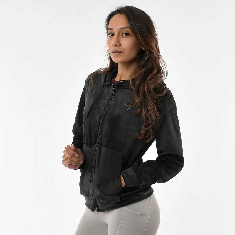 Trendy Outfits For Ladies Luxe Zipper Jacket