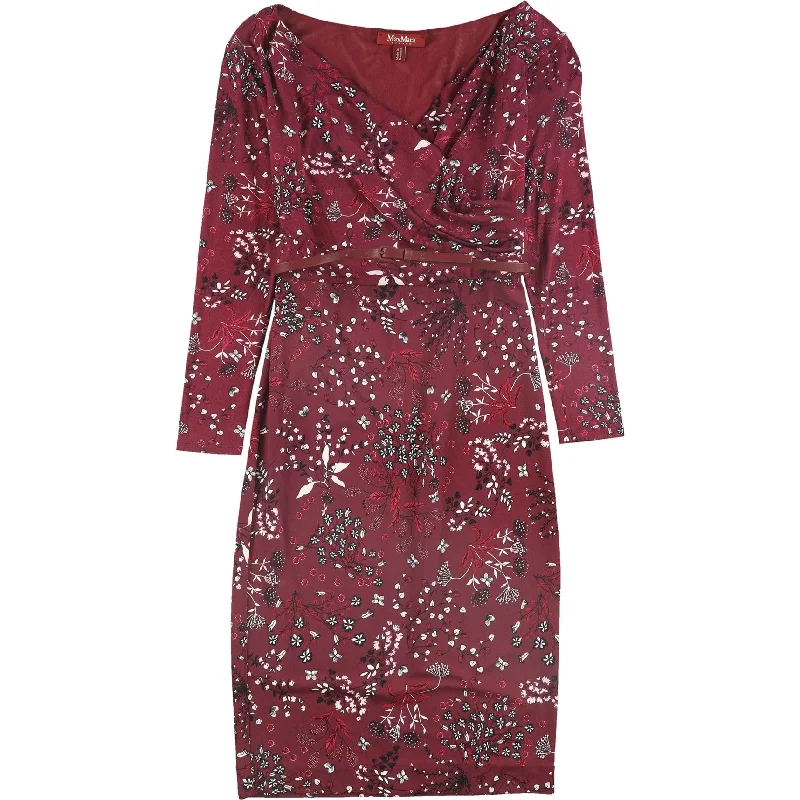 Women’s Evening Wear for Special Occasions MaxMara Womens Lepido Midi Dress, Red, Small Women’s Evening Wear for Special Occasions MaxMara Womens Lepido Midi Dress, Red, Small