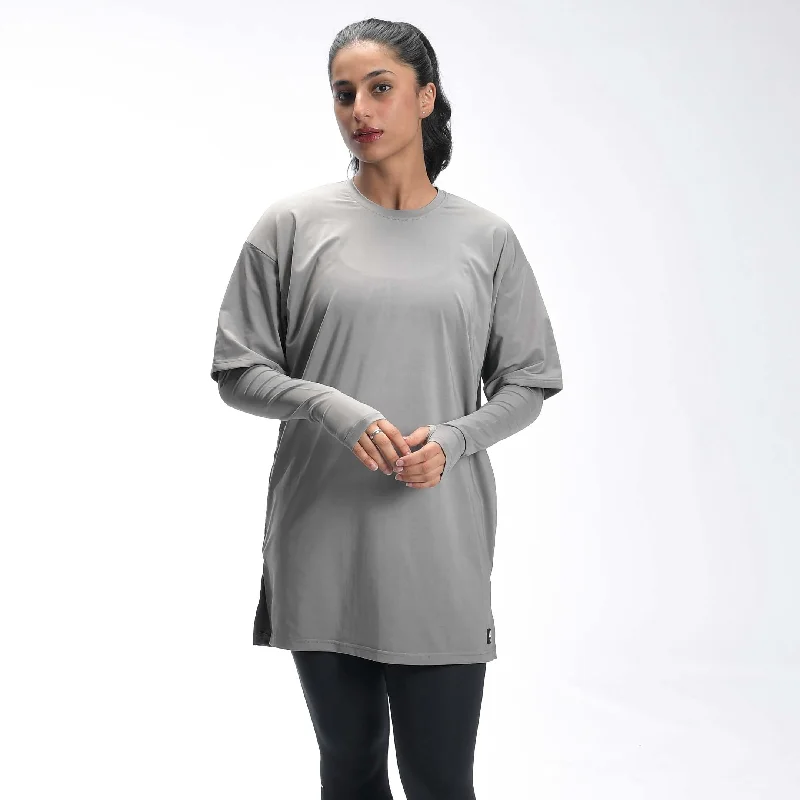 Comfort Centric Apparel Double Sleeve Active Top