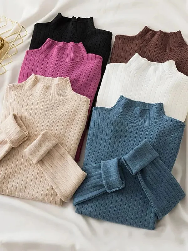 Seasonal Sale Charming Turtleneck Knitwear
