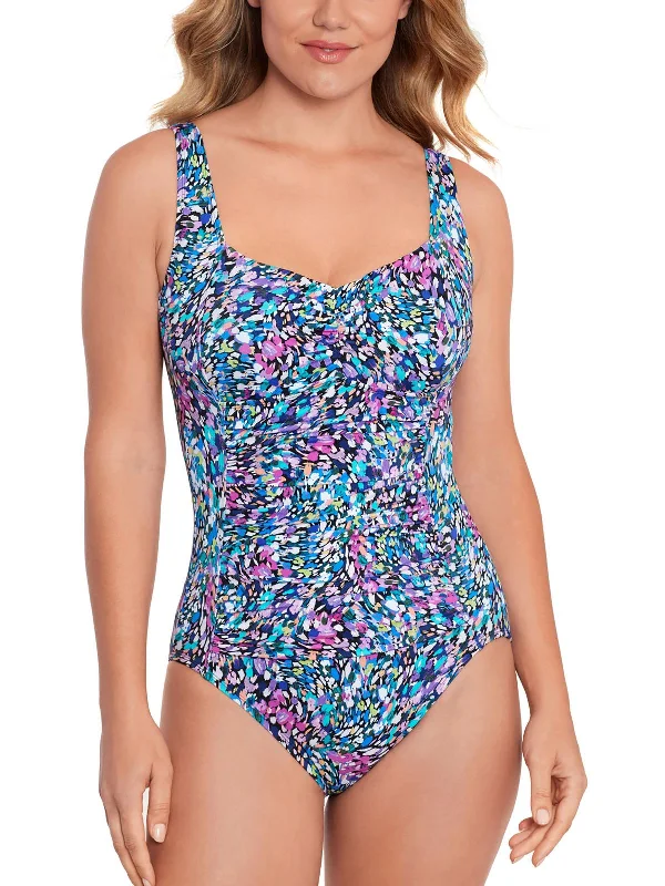 Versatile Women’s Clothing for All Occasions Womens Printed Tummy Control One-Piece Swimsuit