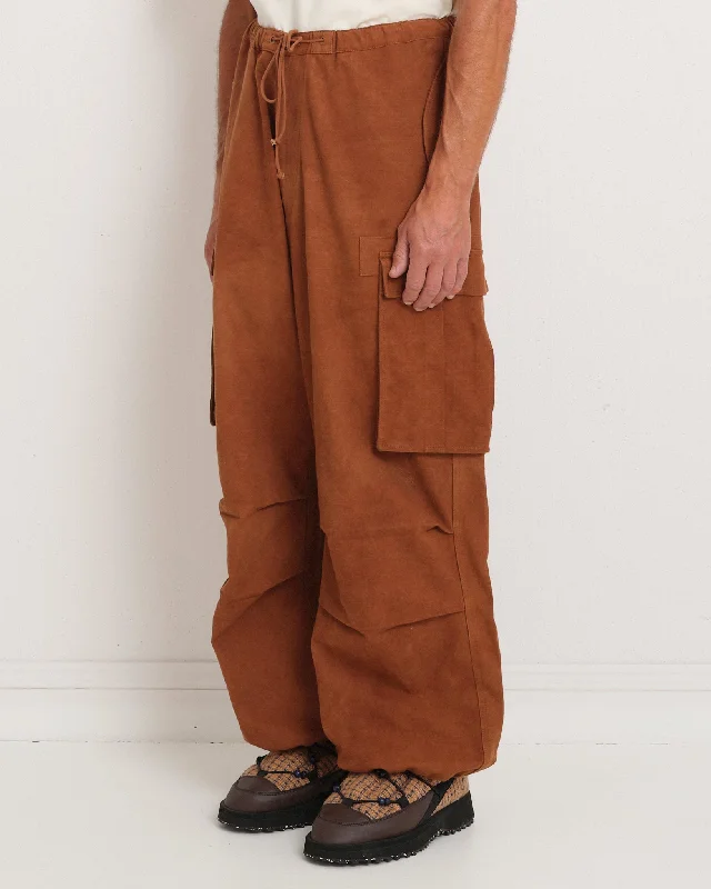 Women's Clothing Peace Pants - Bark Brown Slub