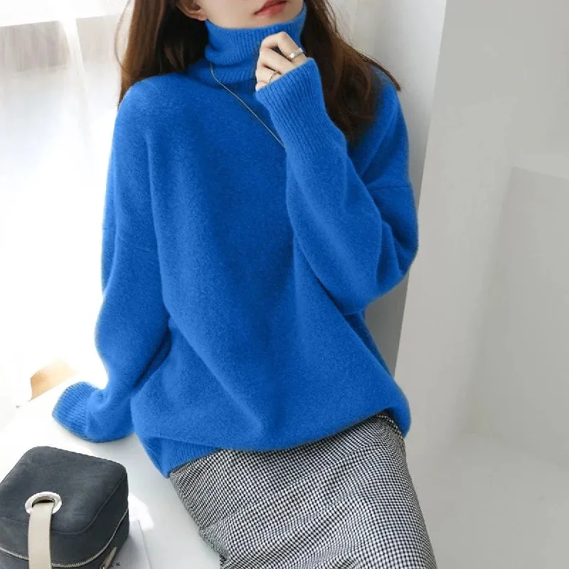 Exclusive Discount Loose Turtleneck Sweater
