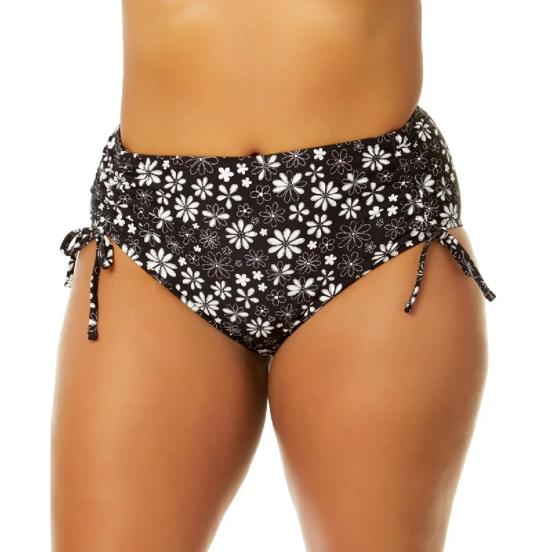 Imeless Style Womens Floral High-Waisted Swim Bottom Separates