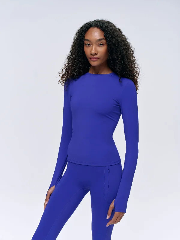 Seasonal Sale Ultimate Long Sleeve Top - Cobalt Blue