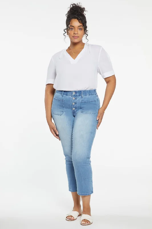 Online Boutiques Waist-Match™ Marilyn Straight Ankle Jeans In Plus Size - Everly