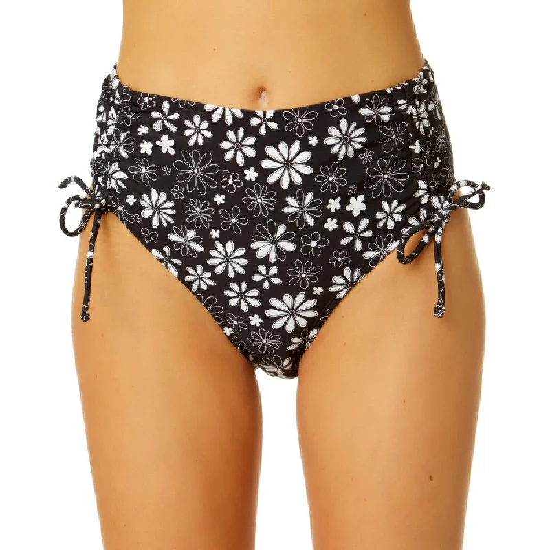 Glamorous Evening Wear Womens Floral High-Waist Swim Bottom Separates