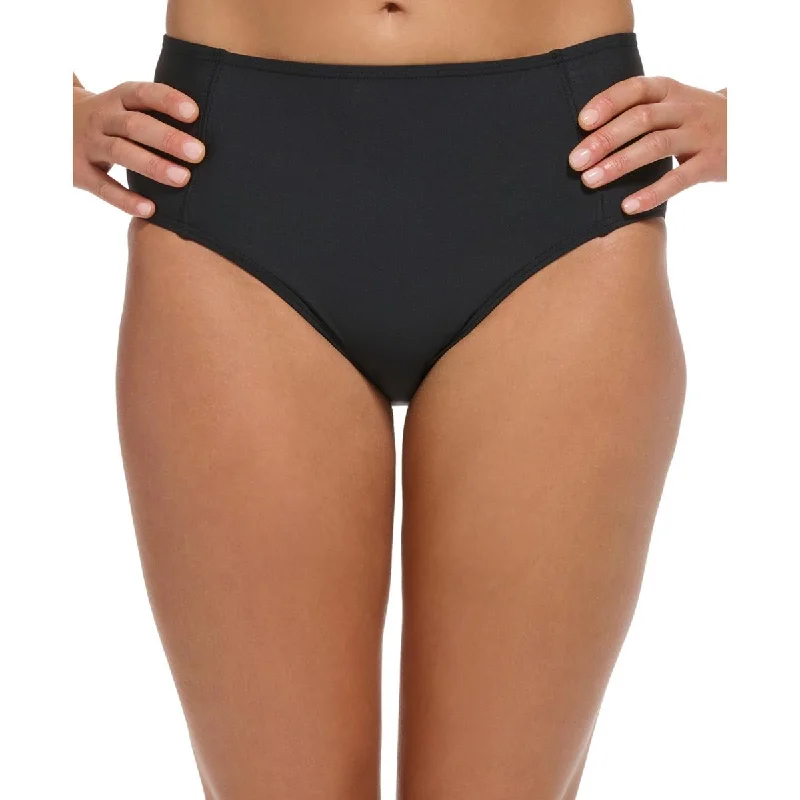 Classic Women's Fashion Womens Solid High-Waist Swim Bottom Separates