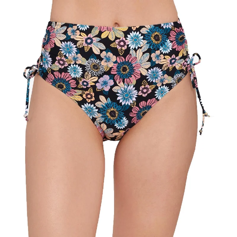 Day-To-Night Styles Womens Floral Side-Tie Swim Bottom Separates