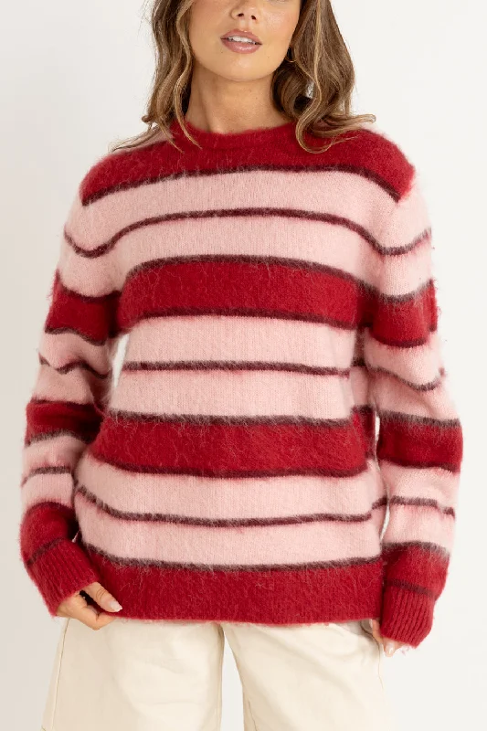 Chic Outfits Cherie Oversized Knit Cherry