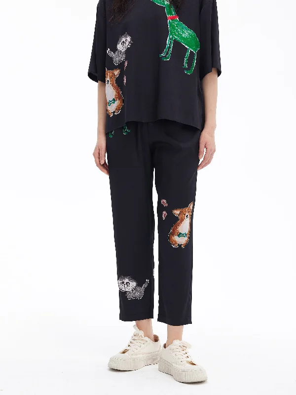 Women’s Evening Wear Dog Park Pants