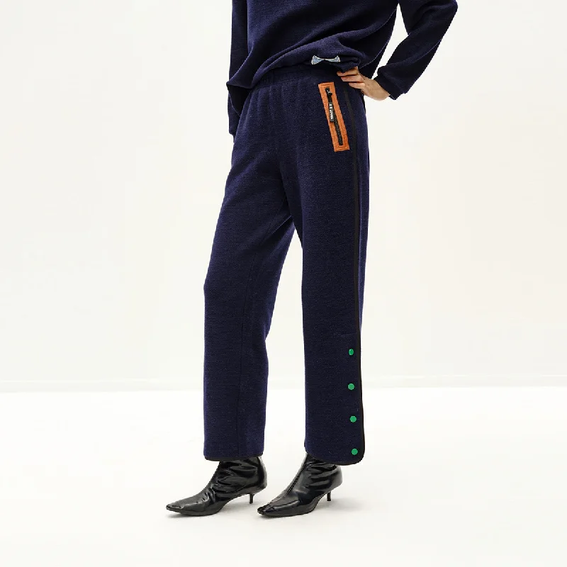 Workwear Fashion for Women Colorblocked Sweatshirt Pants