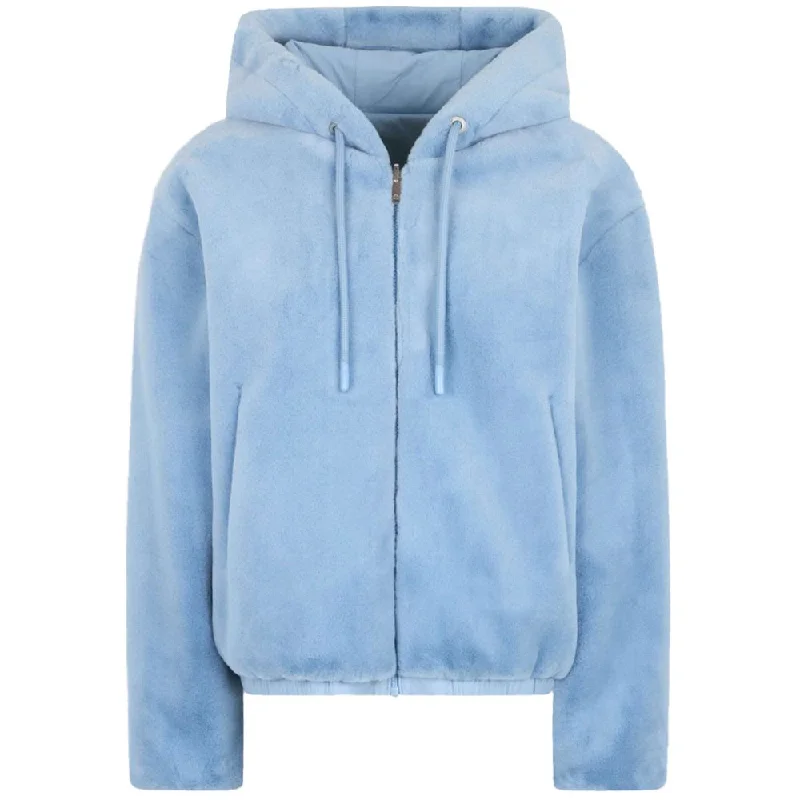 Online Impressions Boutique Moose Knuckles blue Nylon Jackets & Women's Coat